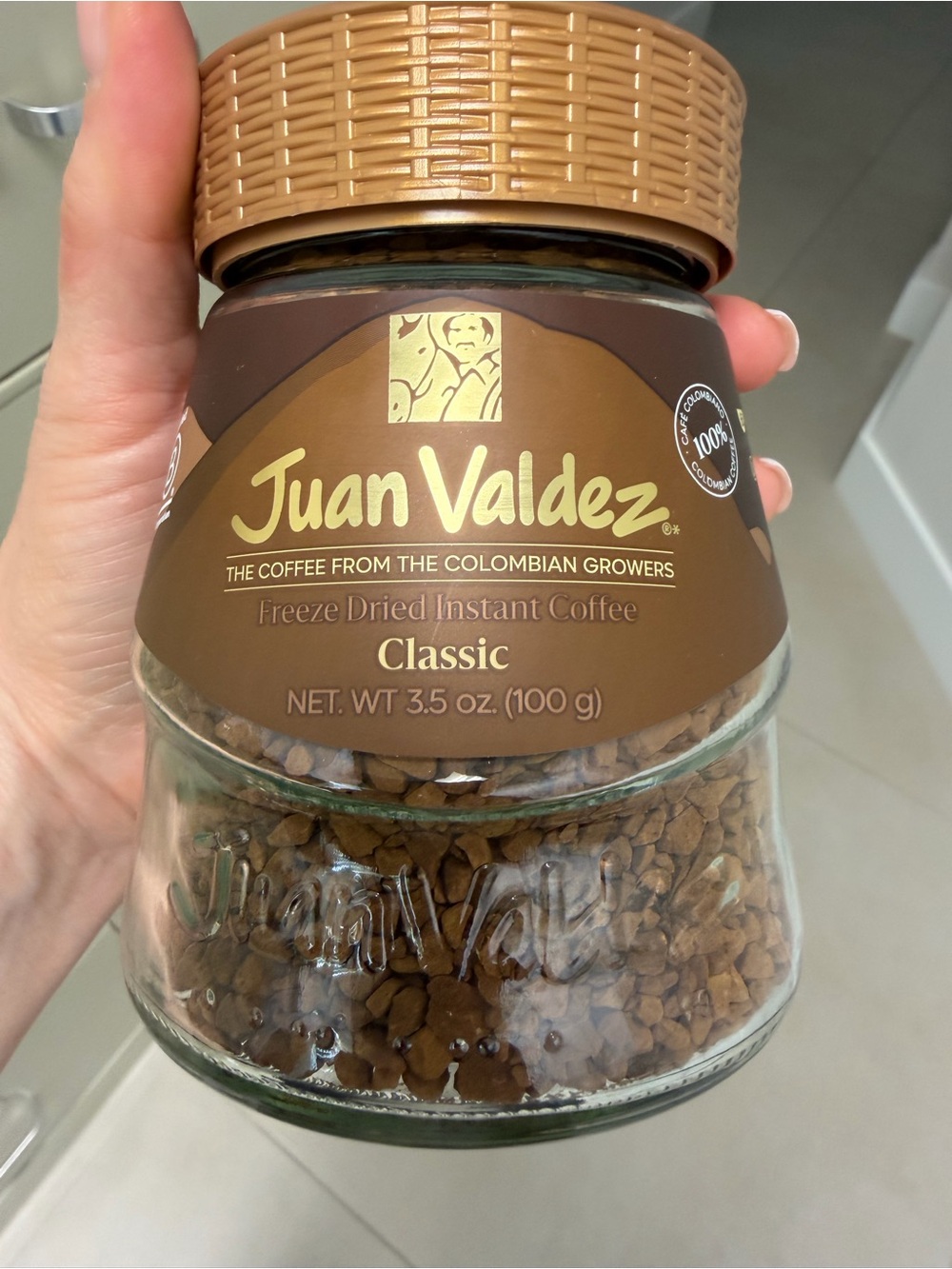 Juan Valdez Classic Freeze Dried Instant Coffee - Brown